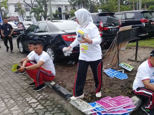 Acara Fun Walk Puspanas 2018, Sekdaprovsu Aksi Kutip Sampah Tunggal