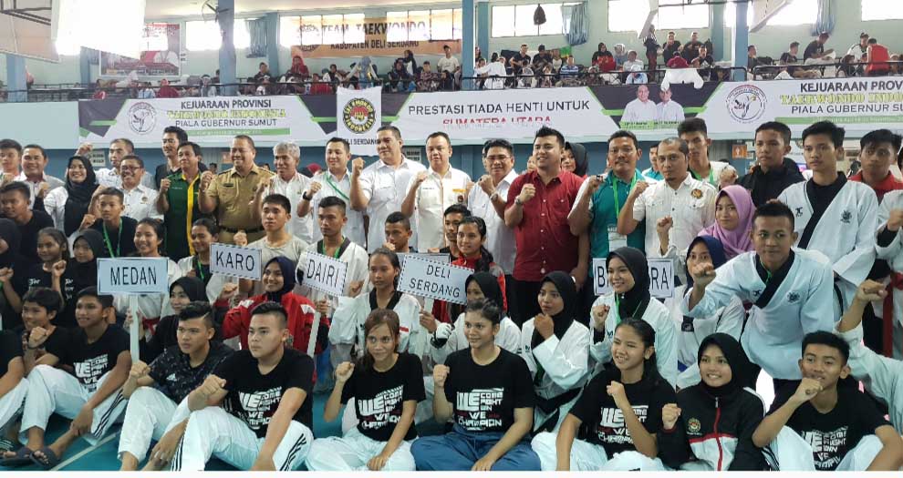 Gubsu Buka Kejuaraan Provinsi Taekwondo IndonesiaÂ 