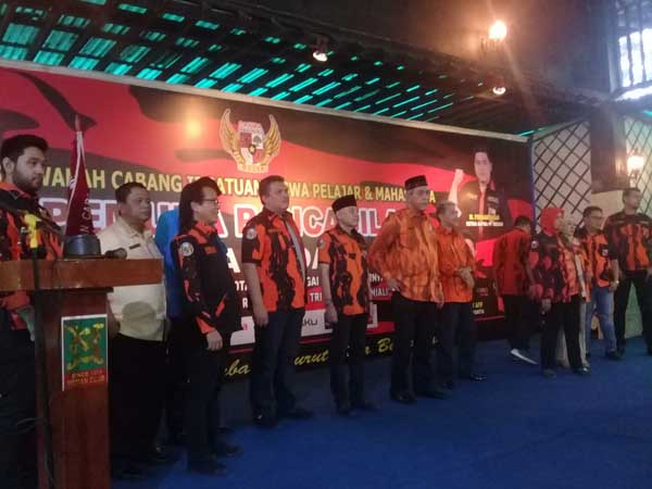 Kodrat Shah Perkenalkan Caleg Kader Pemuda Pancasila, Anto Genk Wajib didukung dan Dimenangkan