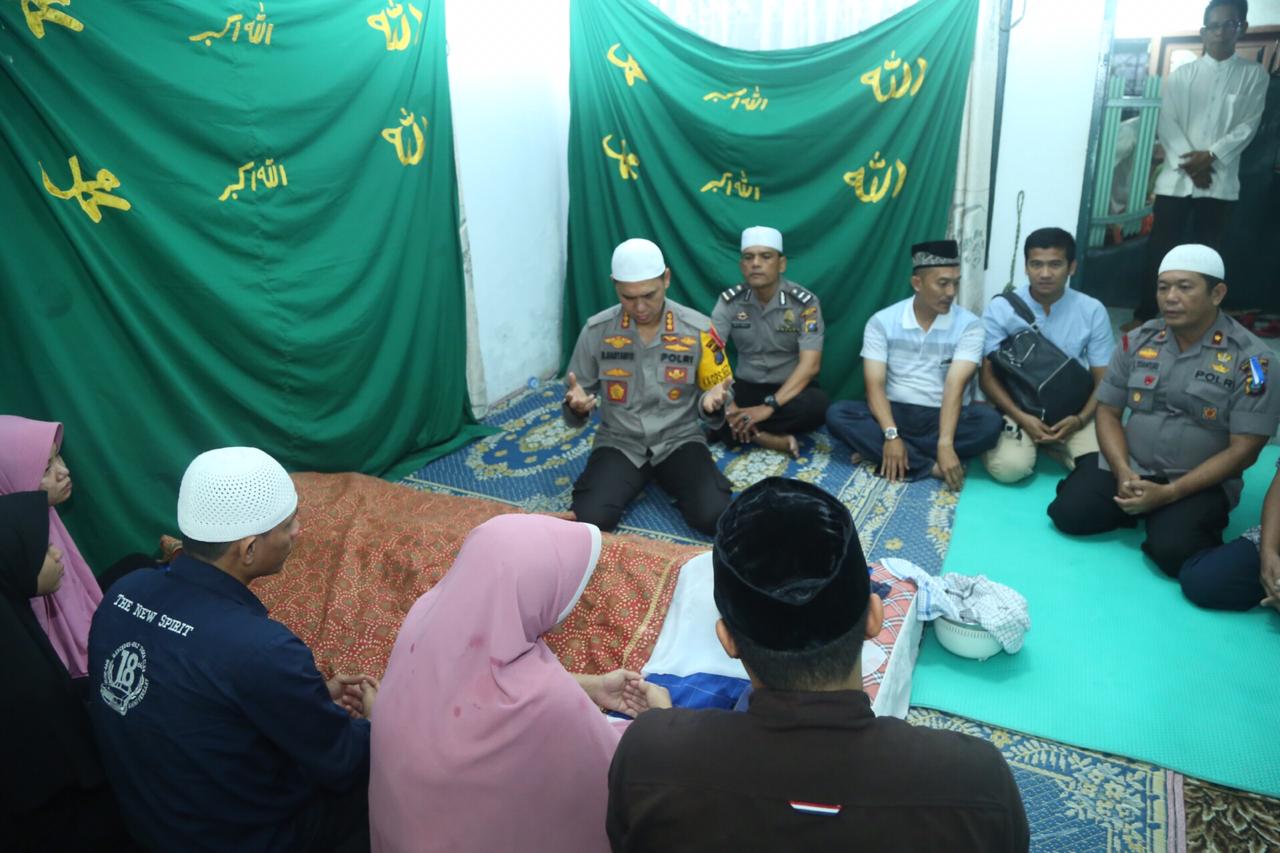 Keluarga Besar Polrestabes Medan Mengucapkan Bela Sungkawa Kepada Keluarga Almarhum Ibrahim