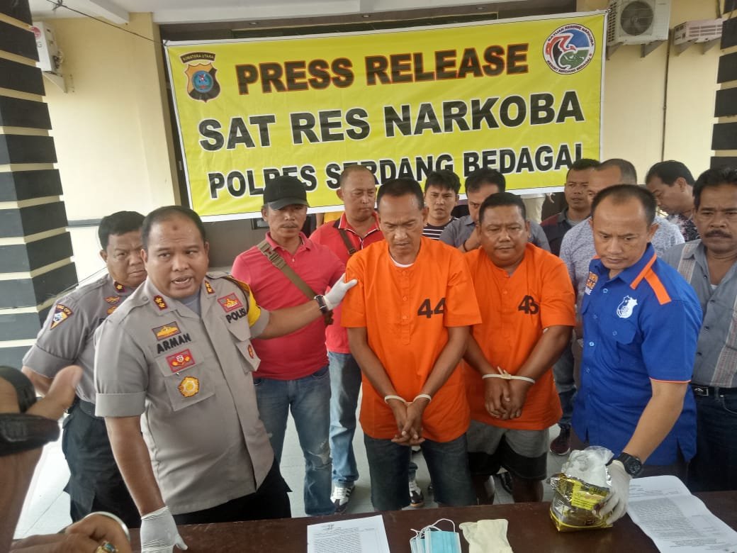 Sat Res Narkoba Polres Sergei Tembak Dua Tersangka Jaringan Narkoba
