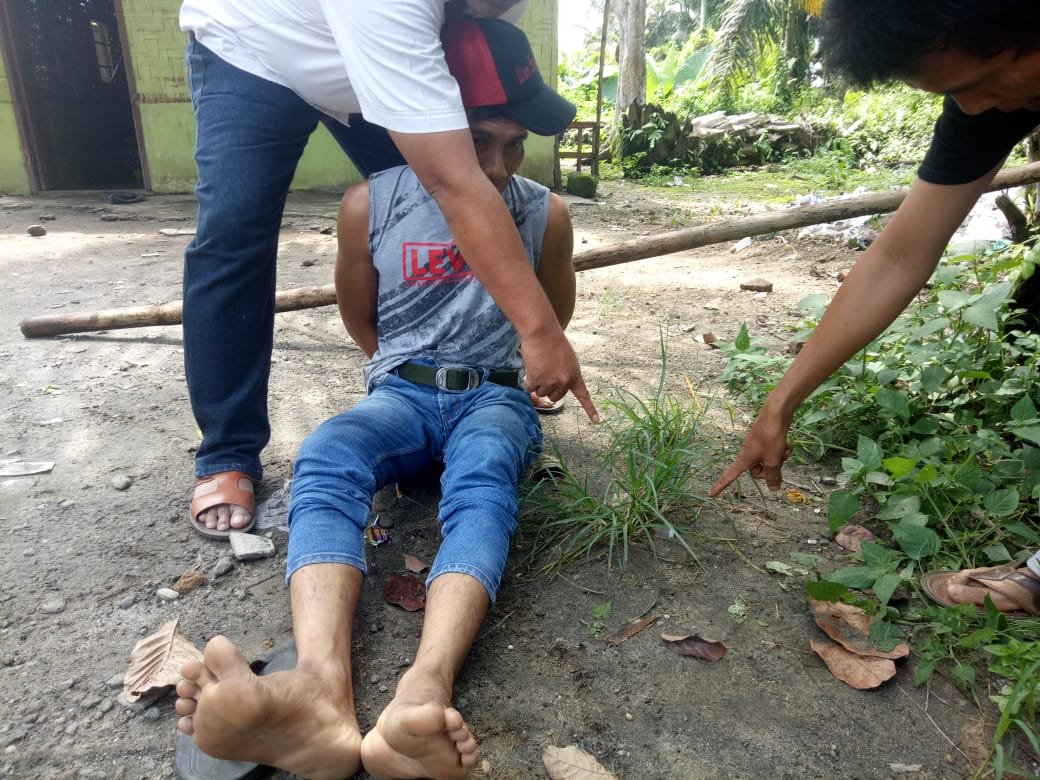 Reskrim Kutalimbaru Amankan Pecandu Narkotika