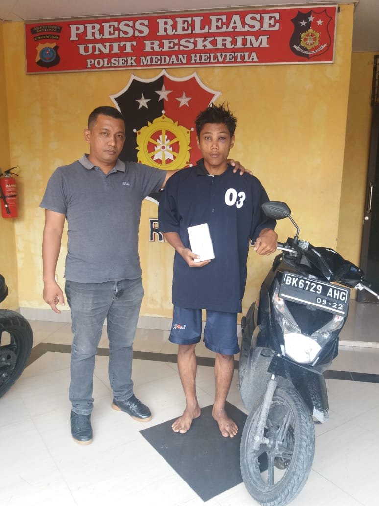 Pegasus Medan Helvetia Ringkus Pelaku Curat