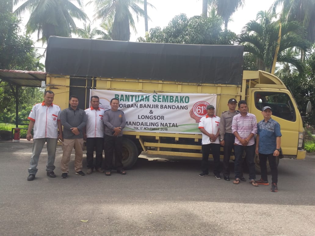 Ladon Club Kirim Bantuan ke Madina Korban Banjir bandang, Mack Ped: Kita Harus Peduli