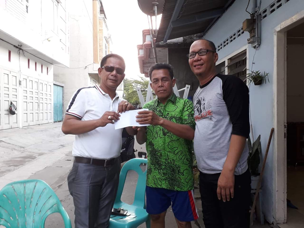 Ketua Pewarta Kunjungi Jurnalis Korban Laka lantas