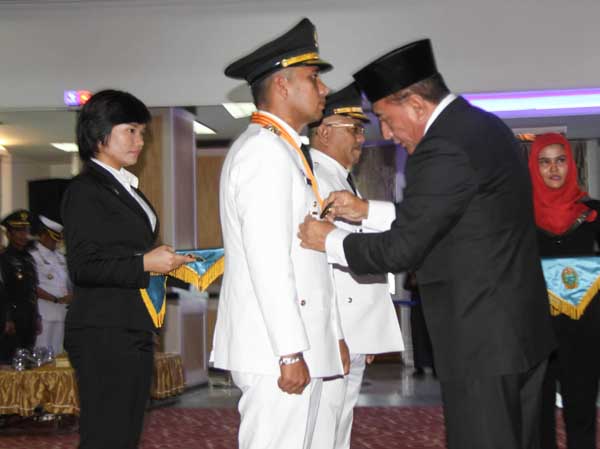 Pelantikan Bupati-Wakil Bupati Paluta, Gubernur Sumut Minta Segera Bekerja