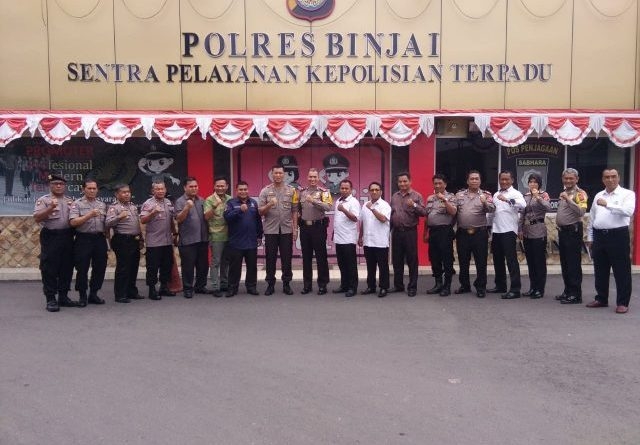 Kapolres Terima Kunjungan KPU Binjai, Ini Katanya