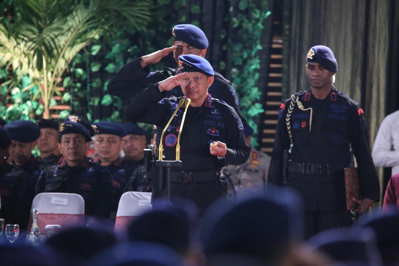 Kapolri Irup Peringatan HUT ke-73 Korps Brimob, Jendral Tito Karnavian : Ciptakan Polri yang Promoter