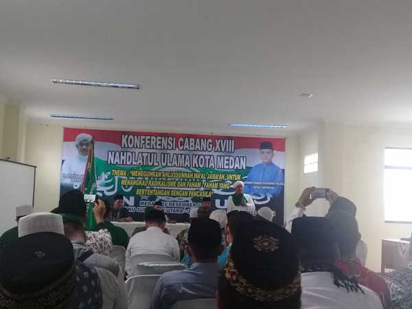 Konfercab ke XVIII NU Kota Medan, Jaga Tiga Kultur di NU