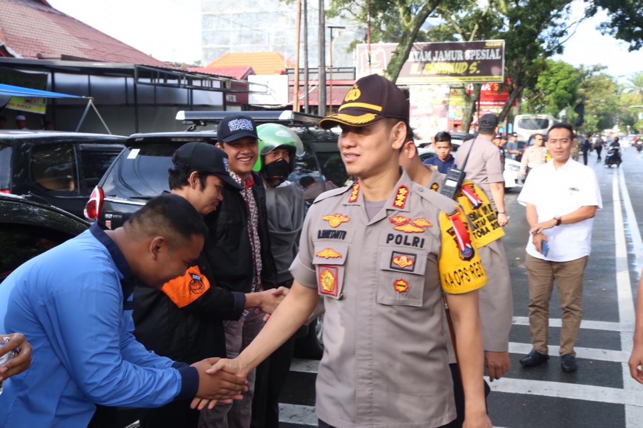 Kapolrestabes Medan Pimpin Pam Reuni Akbar Ke II Alumni 212 di Masjid Al Jihad