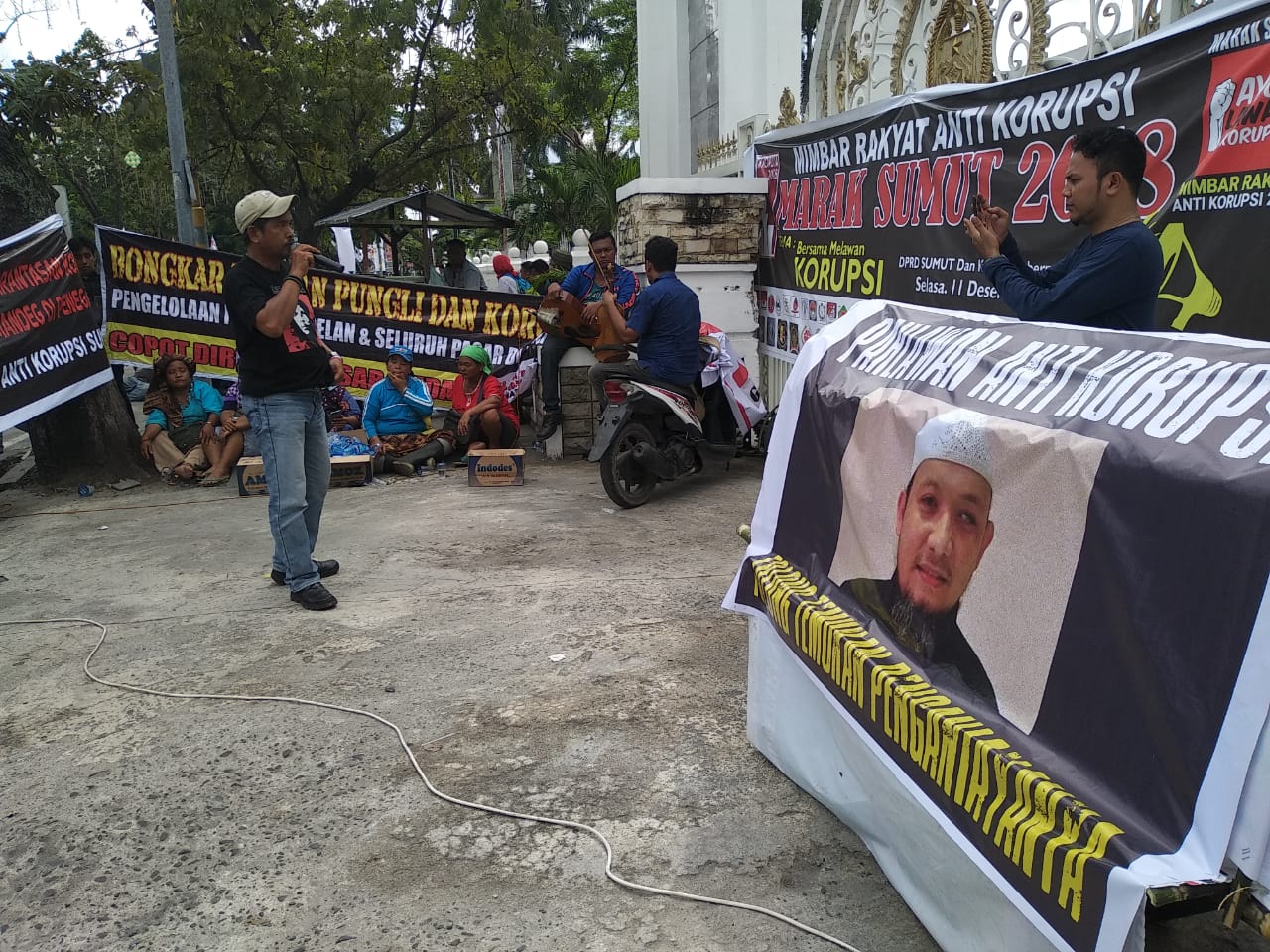MARAK Demo Kantor Gubernur,Â Kasus Korupsi Libatkan KDh Potret Buruk Sumut