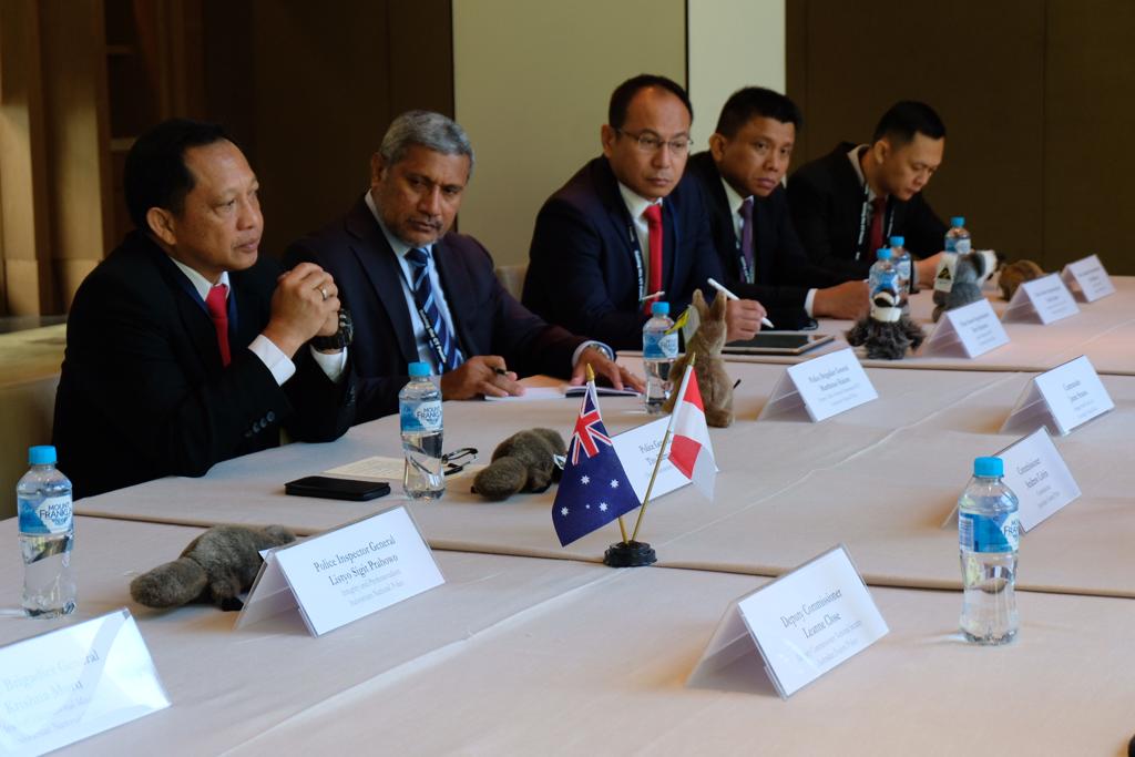 Pertemuan Bilateral Polri dan AFP Singgung SOM 2019