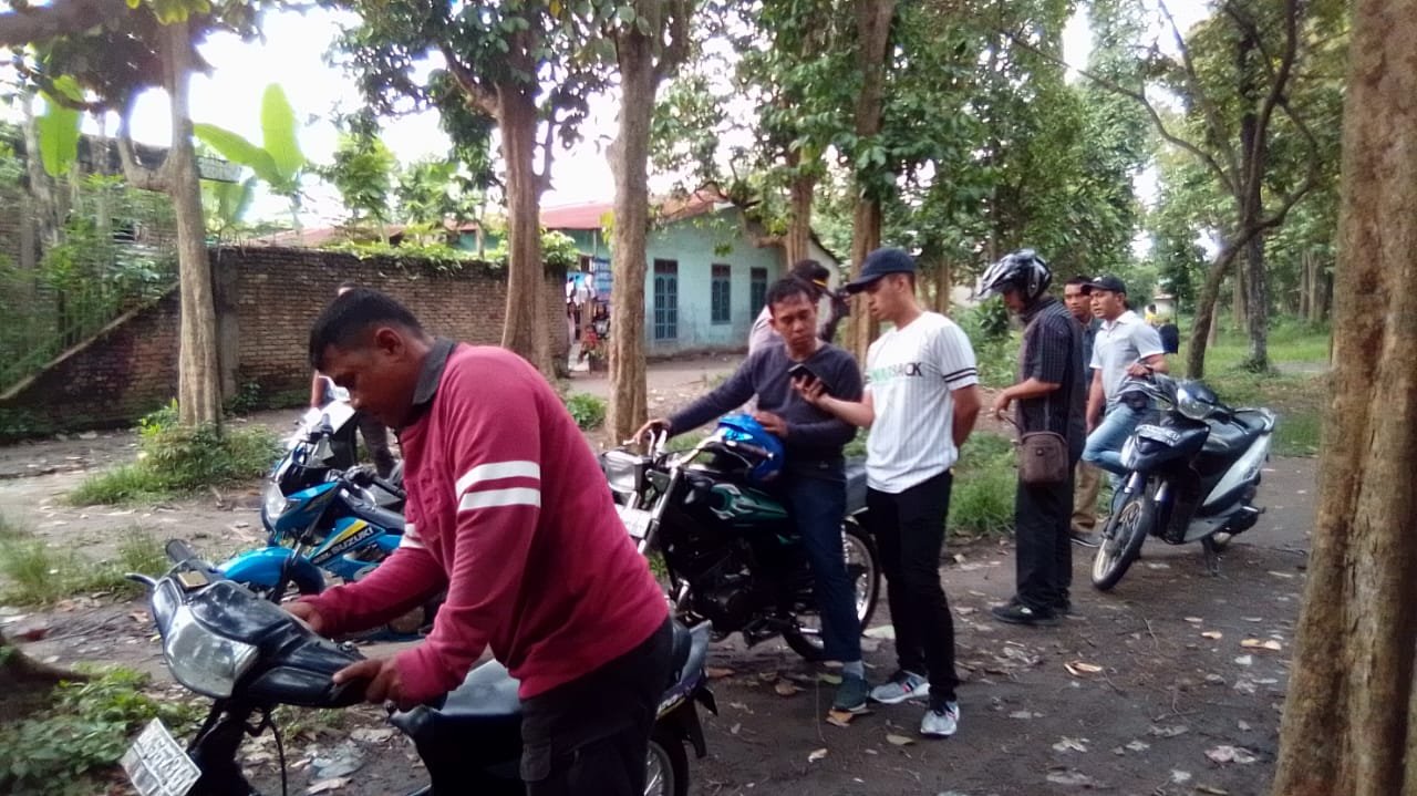 Polsek Percut Seituan GKN di Jalan M Yakub, 4 Unit R2 Diamankan