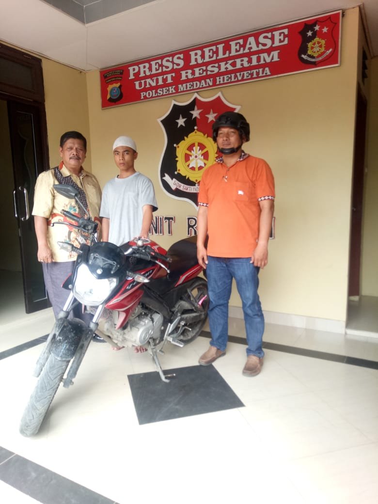 Pegasus Polsek Medan Helvetia Ringkus Pelaku Curanmor