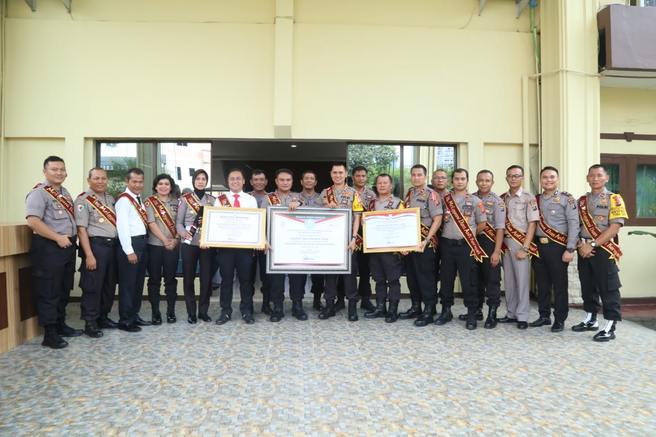 Kapolresrabes Medan Irup Upacara Deklarasi Bersama Penguatan WBBM dan Syukuran