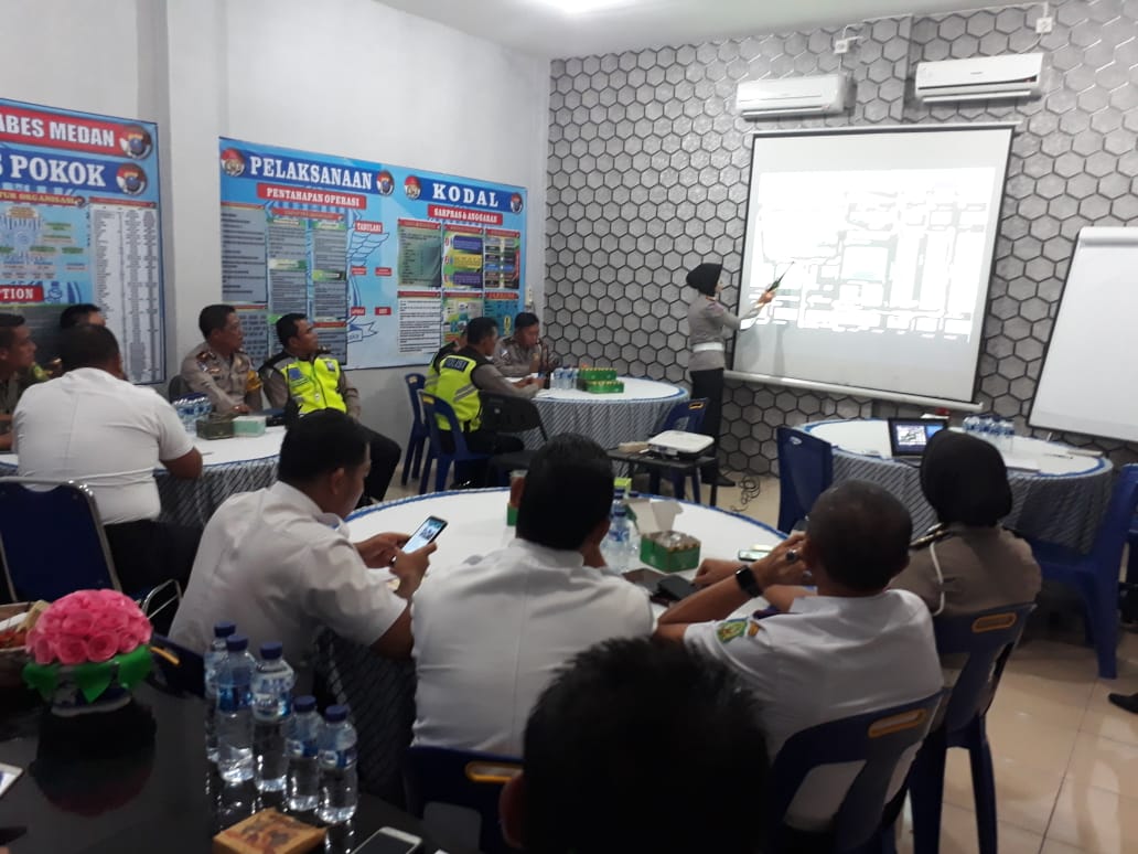 Polrestabes Medan Gelar Rapat Koordinasi Persiapan Pam Malam Tahun Baru 2019
