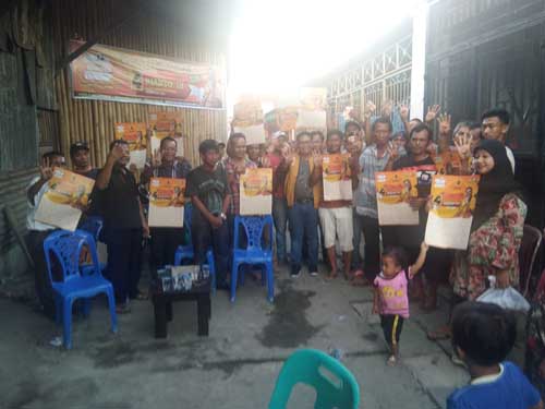 Tokoh Masyarakat Medan Tembung Perkenalkan Anto GANK Caleg DPRD Tingkat II Ke Ratusan Masyarakat