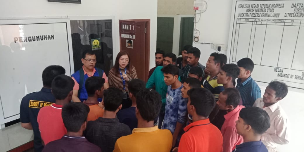 Polda Sumut Amankan 30 WNA Banglades dari Perairan Laut Batu Batubara