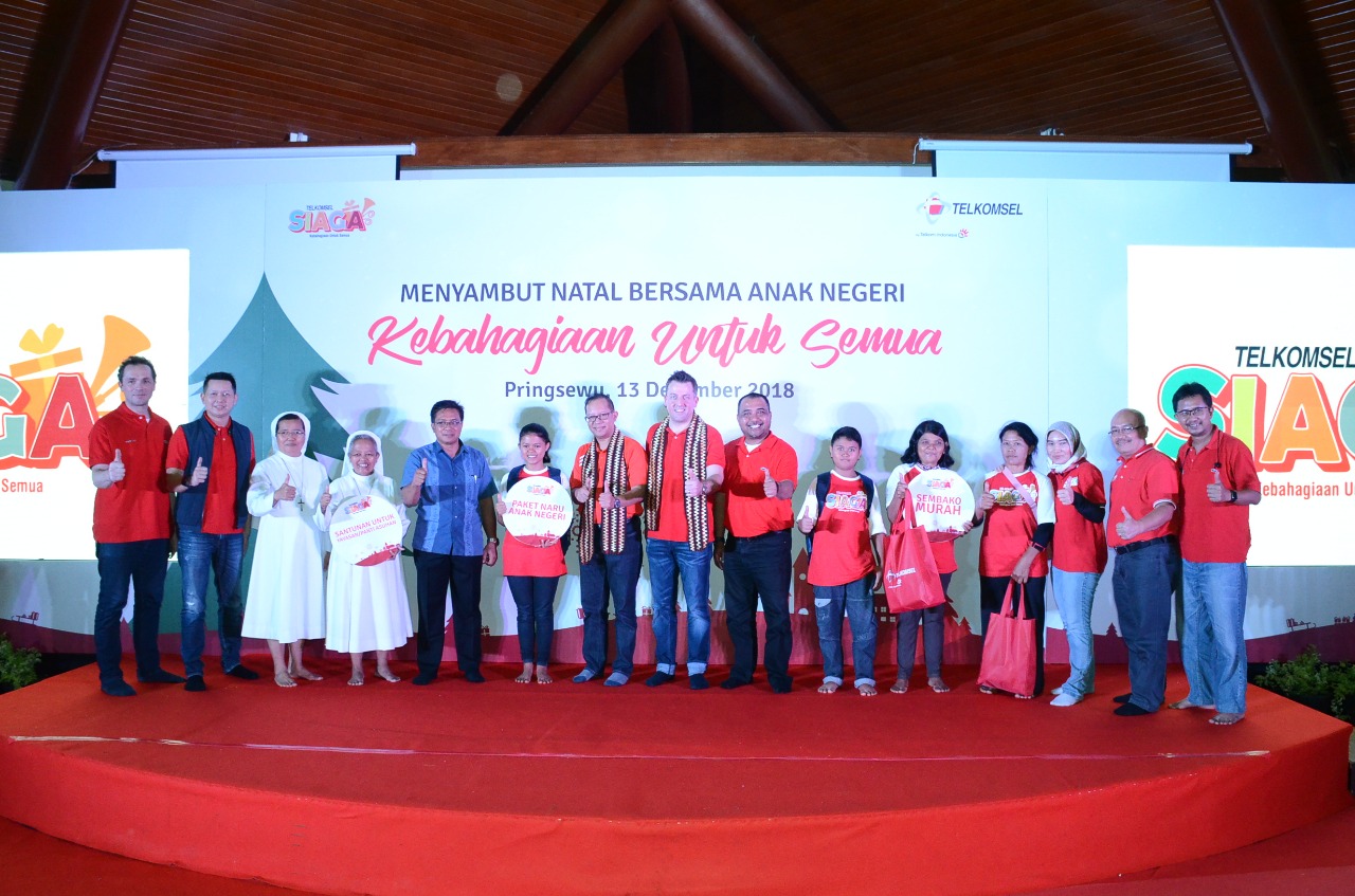 Sambut Natal 2018 Telkomsel Wujudkan Good Corporate Citizenship