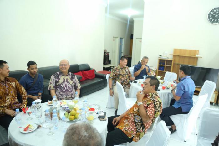 Kapolda Sumut Open House di Rumah Dinas Danlanud Suwondo Medan