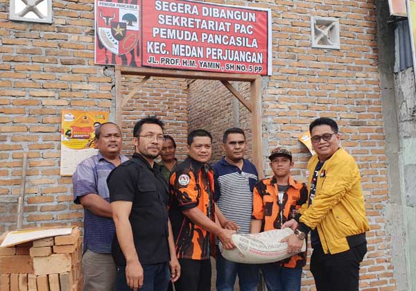 Caleg Hanura Rianto SH: Pembangunan Kantor PP Medan Perjuangan Jadi Ikon Ormas