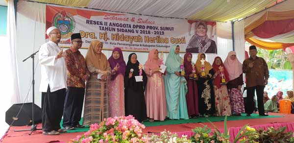 Reses Anggota DPRD Sumut Dra Hj Hidayah Herlina Gusti: Jaga Persatuan dan Kerukunan