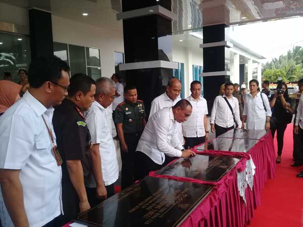 Gubsu Resmikan Balai Kota, Tebing Tinggi Sangat Tepat Jadi Kota Singgah