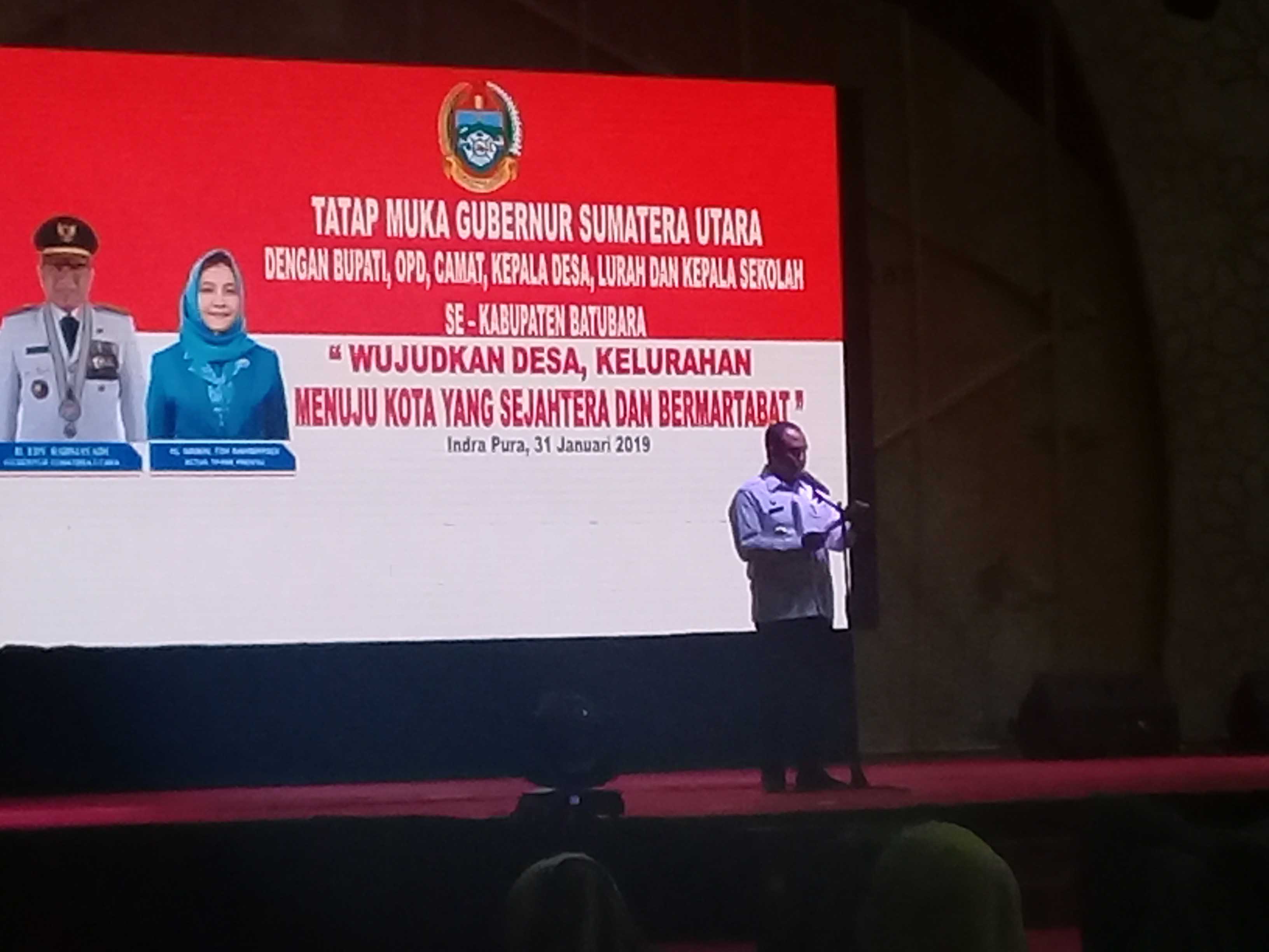 Temu Ramah Dengan Kades se Batubara, Ini Pesan Edy