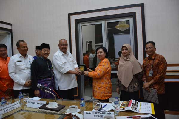 BPK RI Perwakilan Provsu Berkunjung Ke Langkat