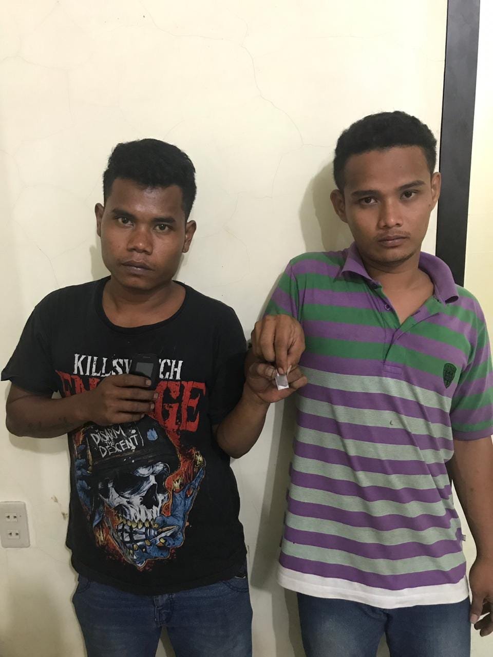 Nyabu di Jalan Tol Dua Pria Ditangkap PJR Ditlantas Poldasu.