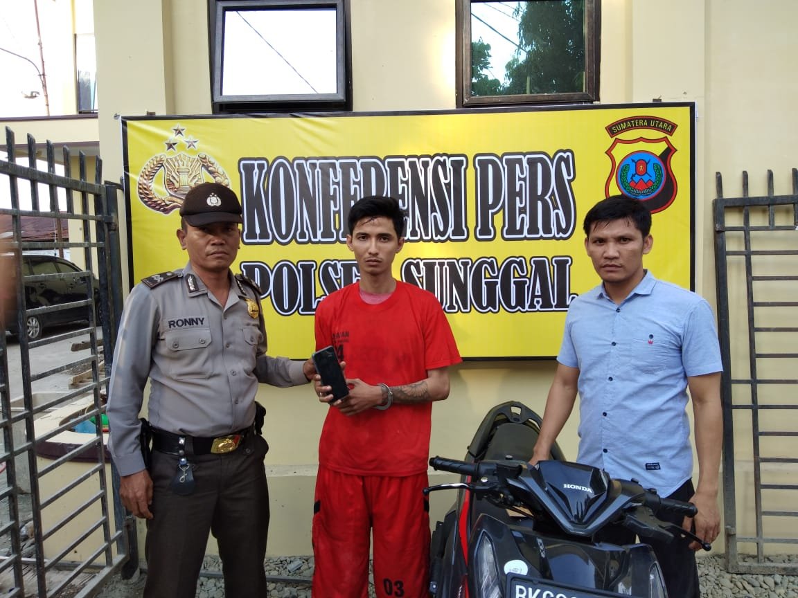 Diteriaki Rampok, Pelaku Pencuri HP Diringkus Pegasus Sunggal