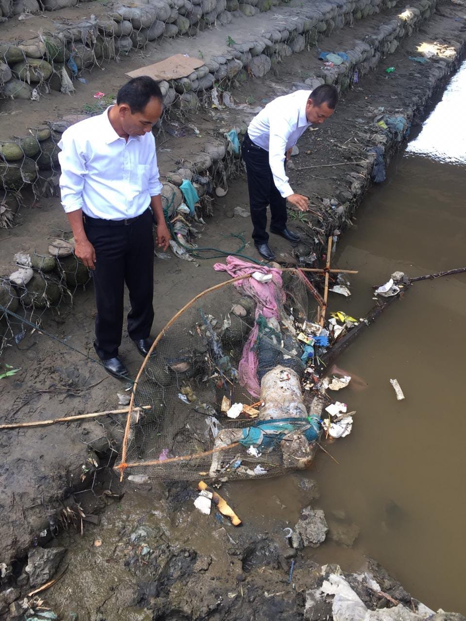 Heboh, Mayat di Aliran Sungai Deli Diduga Korban Pembunuhan