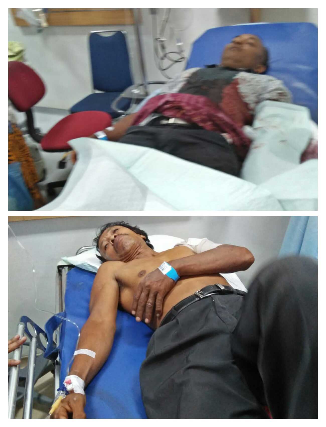 Dua Warga Kritis Usai Ditebas Sajam Oleh Puluhan Orang Tak Kenal