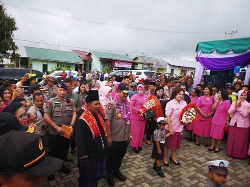 Kapoldasu Sambangi Relokasi Pengungsi Siosar