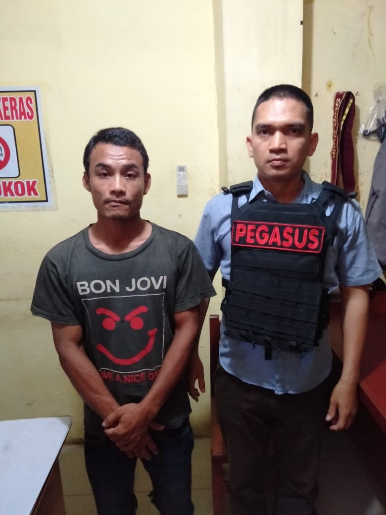 Pegasus Patumbak Ringkus Warga Muara Bungo Jambi Pengedar Shabu