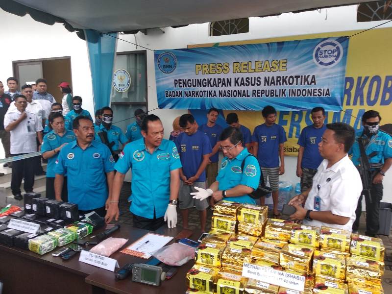 Napi Tanjung Gusta Medan Kendalikan Narkoba, BNN Sita 25 Kg Shabu