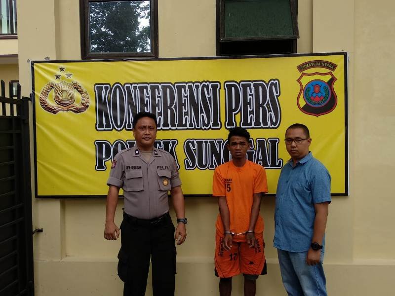 Nekat Curanmor Pegasus Sunggal Ringkus Buruh Bangunan