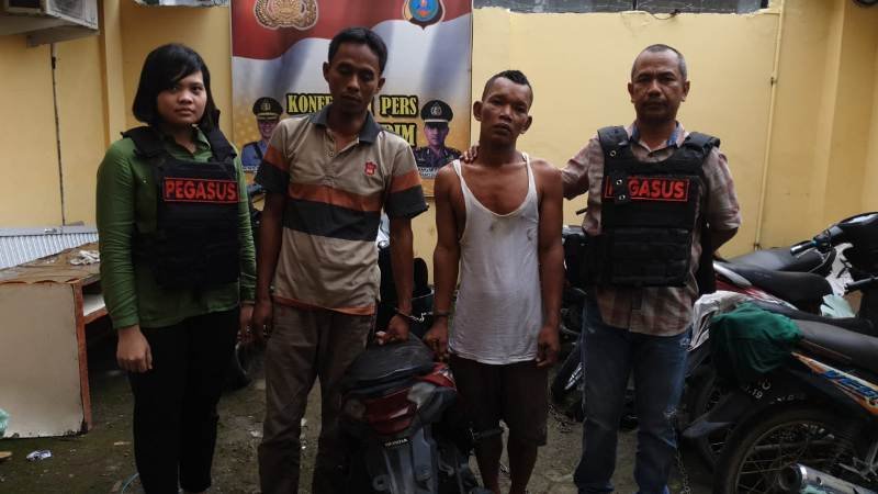Polsek Patumbak Bekuk Pencuri dan Penadah Sepeda Motor