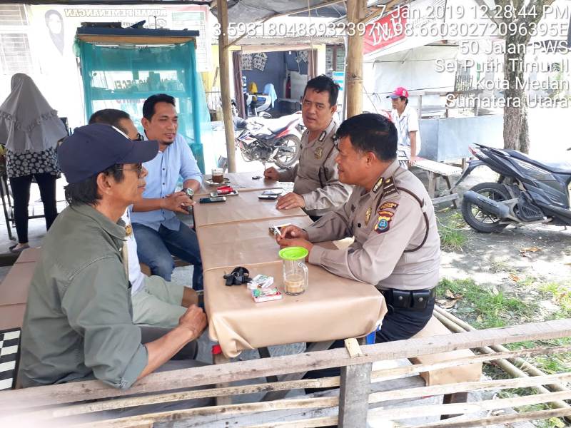 Polsek Medan Baru Laksanakan Program Polrestabes Medan Menyatu dengan Masyarakat