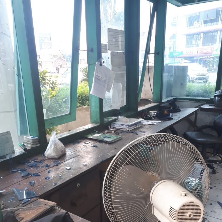 Pos Satpam Cemari Asri Dirusak Massa IPK