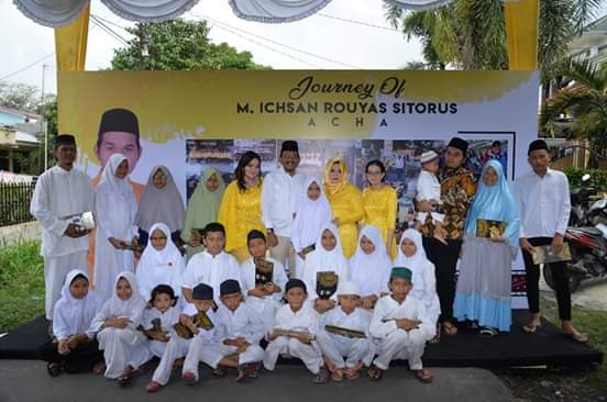 M Ichsan Rouyas Sitorus Berbagi Dengan Anak Yatim