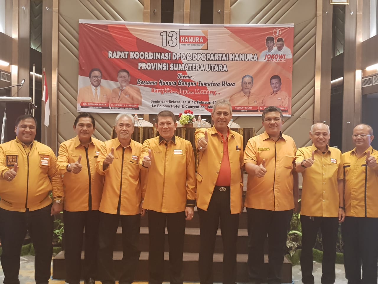 Herry Lontung: Sumut Lumbung Terbesar Partai Hanura