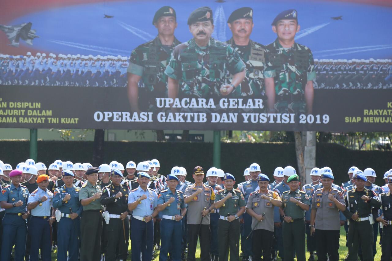 Kapolrestabes Medan Hadiri Upacara Gelar Ops Gaktib dan Yustisi 2019