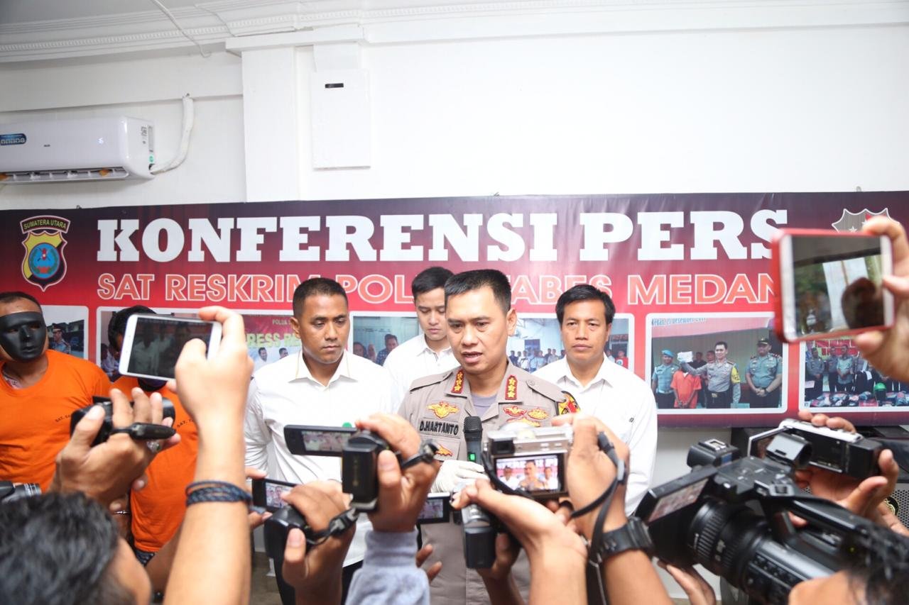 Polrestabes Medan Ringkus 4 Komplotan Perampok 20 Ton Kayu Manis