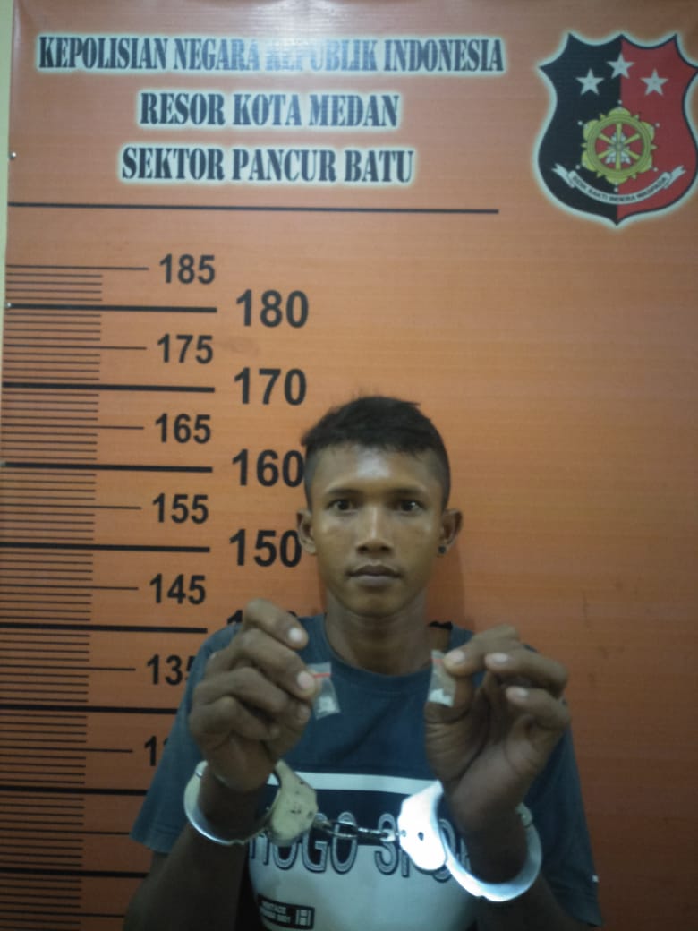 Pegasus Pancur Batu Ringkus Pemilik Shabu