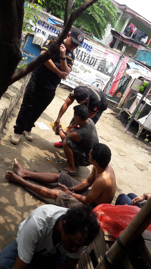 GKN Pegasus Medan Baru, 6 Orang Penjuudi Jackpot Diamankan