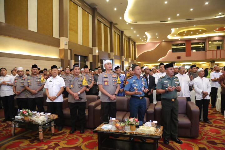 Kapolres Hadiri Doa Kebabngsaan dan Silaturahmi Akbar Kapolda Sumut