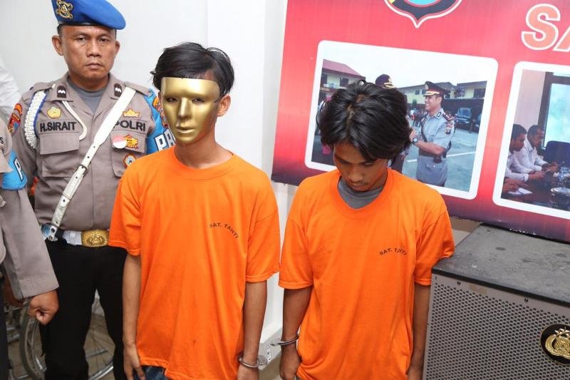 Dua Pelaku Curanmor di PT Angkasa Diringkus