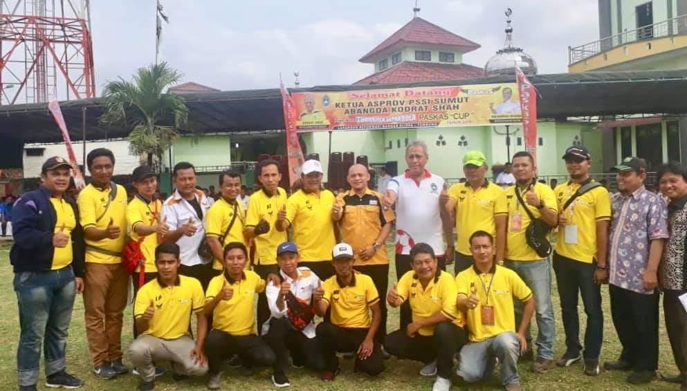 Ketua Asprov PSSI Sumut Kodrat Shah Buka Turnamen Sepakbola Paskas Cup 2019