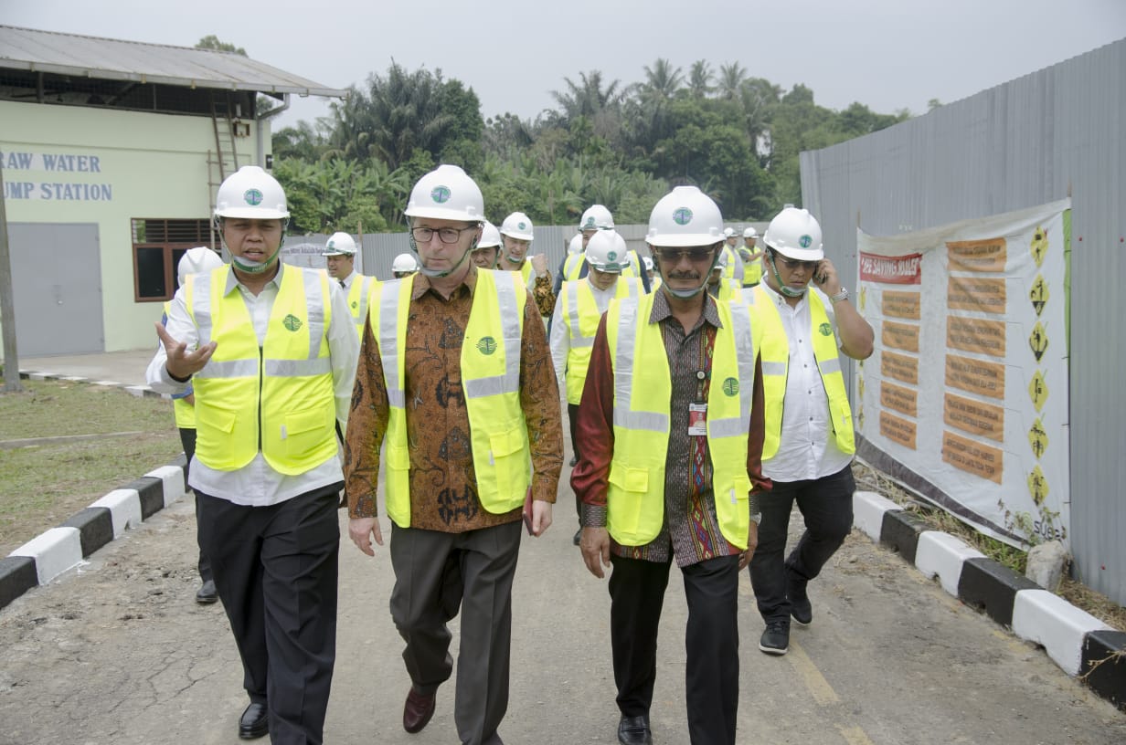 Resmikan LM PT TLM, Dubes Perancis Komit Bantu Peningkatan Kwalitas Air Minum